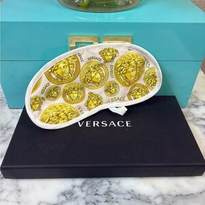 Versace White and Gold Eye Mask